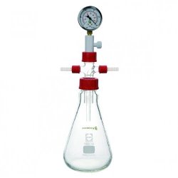Bottiglie  Woulf  vetro DURAN®   Capacità 1000 ml Diam. 140 mm Forma Erlenmeyer