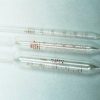 Volac pipettes 1:0,01 ml non British Standard, short form, non sterile, glass amber stain diffused,