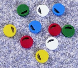Tappi codificatori a colori per crioprovette, PS  Colore Bianco