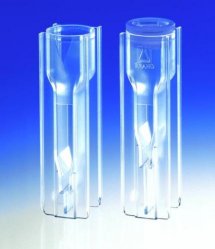Cuvette monouso in plastica per il range UV-VIS Tappo per cuvette UV micro , blu Cammino ottico mm Capacità µl Range opera