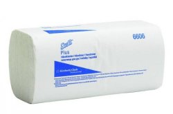 Salviette, Scott®  Plus  Tipo Medio - piegate Contenuto  confezione scatole da 140 salviette Largh. 250 mm Lungh. 330 mm