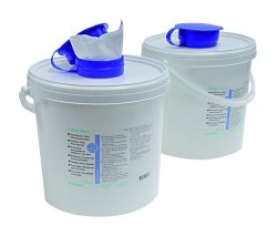   Tipo Spendersystem mit blauem Deckel (ohne Vliesrolle)