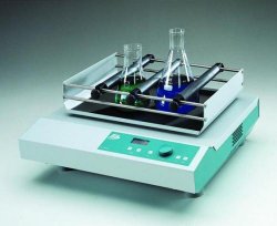 Compact shakers KS 15A-control, orbital motion with digital display, speed range: 30 - 420 rpm,platform: 400x300 mm