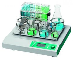 Agitatori compatti, serie KS 15  / KS 15 control  Tipo KS 15 A control Movimento orbitale / Display digitale