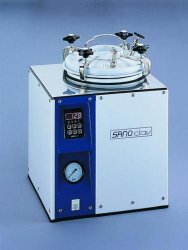 Autoclavi da laboratorio con riscaldamento  Tipo La-MCS-203 Pressione 3 bar Temperatura 143 °C Dim.  externe 390 x 530 x 360 mm