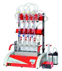 Sistemi di decomposizione e separazione ad Infrarosso, con controllo temperatura, per distillazione cianuri  Tipo CN 4 IR TCP U