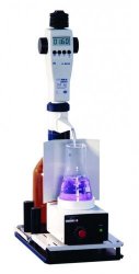 Manual titration station STI for nitrogen analysis with magnetic stirrer and background shield