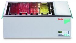 Bagnimaria con agitazione, serie SW  Tipo SW22 Capacità 20 Litri Range Temp.  di lavoro 20...99,9 °C Stabilità  della temp. 0,2