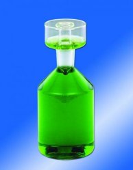 Bottiglia (tipo Karlsruhe) con tappo  Capacità 100 ml Lungh.* 20