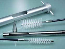 SCOVOLINI per campionatori, PVC / acciaio inossidabile  Lungh. 100 cm Diam. 25 mm