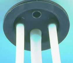 TAPPO DISTRIBUTORE PP per solventi (HPLC)  Connessioni per tubi - diam. 6,0 mm, senza rubinetti