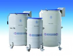 Contenitori per azoto liquido, Serie LO 2000 con cassetti Tipo LO 2075 M Capacità 75 Litri N° di vials 4000 2ml N° di scatol
