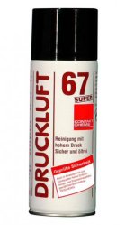 Spray per rimozione polvere Druckluft 67 SUPER  Capacità 400 ml