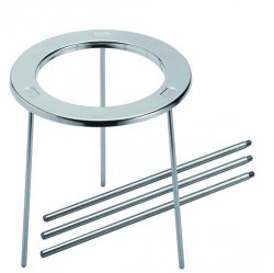 SOSTEGNO A TREPPIEDE ACCIAIO INOX Remanit 4301  Ø int. 100 mm