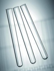 Test tubes,soda glass,without rim,16 x 100 mm wall 0.6-0.7 mm, pack of 250