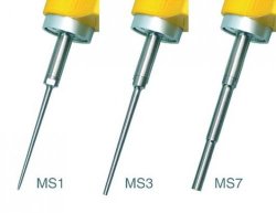 Accessori per Processore ad Ultrasuoni UP50H/UP100H  Tipo MS1 Puntale Ø 1 mm Per  bottiglie 0,1 - 5,0 ml