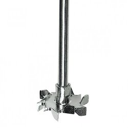 Aste di agitazione dissolventi, acciaio inossidabile 1.4305   100 Ø  albero agitatore 10 mm Lungh. 350 mm