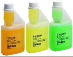 Soluzioni tampone pH  Valore  pH pH 10,01 a 25 °C Capacità 250 ml Colore arancione