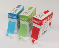 Etichette Tough-Tags® Misure (L x P) 33 x 13 mm Colore giallo Per contenitori 1.5/2.0ml