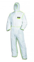 Tuta monouso per protezione chimica, Uvex 5/6  Misura L