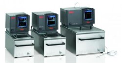 Bagni riscaldanti a circolazione  Tipo CC®-205B Volume  bagno 5,0 L Pot. di  riscald. 2,0 kW Dimensioni (L x P x H) 178 x 337 x