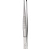 Narrow Pattern Forceps - Serrated/Curved/12cm