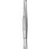 Narrow Pattern Forceps - Serrated/Curved/14.5cm
