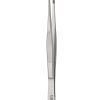 Narrow Pattern Forceps - Serrated/Curved/16cm