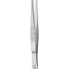 Tissue Forceps - 1x2 Teeth/Straight/12cm