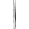 Tissue Forceps - 2x3 Teeth/Straight/14.5cm