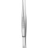 Tissue Forceps - Slim1x2 Teeth/Straight/12cm
