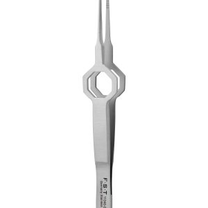 Octagon Forceps - Serrated/Straight/9.5cm