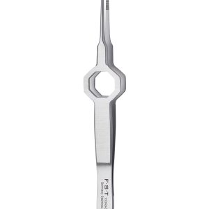 Alternative view of Octagon Forceps - Serrated/Straight/9.5cm