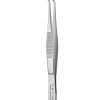 Graefe Forceps - Serrated/Angled/10cm