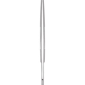Alternative view of Graefe Forceps - Serrated/Curved/10cm