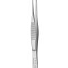 Graefe Forceps - 1x2 Teeth/Curved/10cm