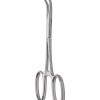 Backhaus Towel Forceps - Round Tips/Curved/9cm