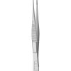 Extra Fine Graefe Forceps - Serrated/Straight/10cm