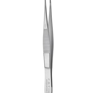 Extra Fine Graefe Forceps - Serrated/Curved/10cm