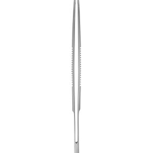 Alternative view of Extra Fine Graefe Forceps - Serrated/Curved/10cm