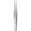 Extra Fine Graefe Forceps - 1x2 Teeth/Straight/10cm