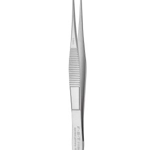 Extra Fine Graefe Forceps - 1x2 Teeth/Curved/10cm