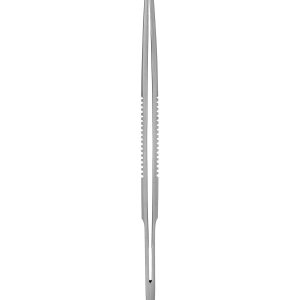 Alternative view of Graefe Forceps - Serrated/Straight/10cm