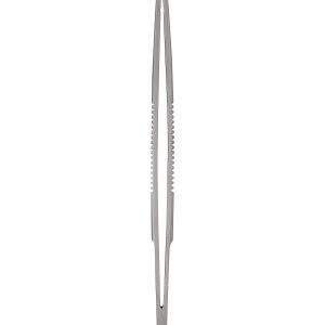 Alternative view of Graefe Forceps - Serrated/Curved/10cm