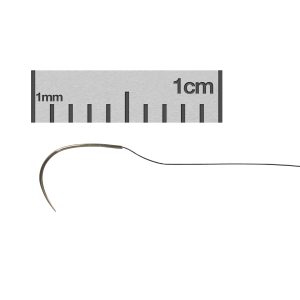 S&T Microsurgical Needles with Suture Thread Attached - Nylon/Size 90