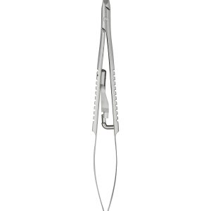 Alternative view of Castroviejo Micro Needle Holder - Straight/Smooth/9cm/with Lock