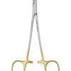 Crile-Wood Needle Holder - Tungsten Carbide/Straight/Serrated/15cm/with Lock