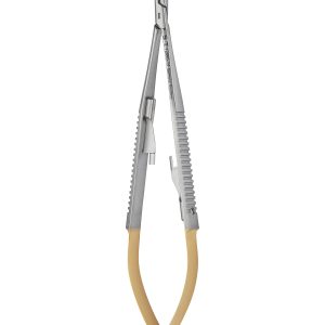 Alternative view of Castroviejo Needle Holder - Tungsten Carbide/Straight/Serrated/14cm/with Lock