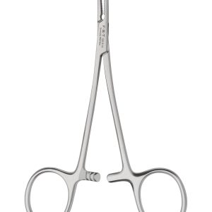 Micro-Mosquito Hemostat - Serrated/Angled 90°/12cm