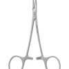 Halsted-Mosquito Hemostat - Serrated/Curved/12.5cm/Left-Handed